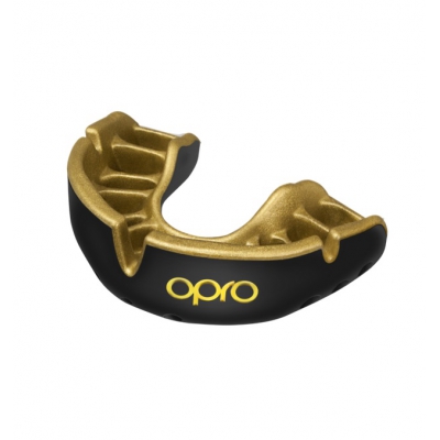 OPRO GOLD ochraniacz na zęby szczęki -czarno/złoty